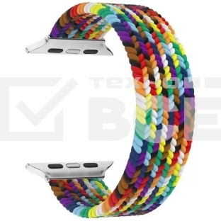Плетеный нейлоновый ремешок для Apple Watch 42/44 mm LYAMBDA STEROPA DSN-11-44-SC Seven Color