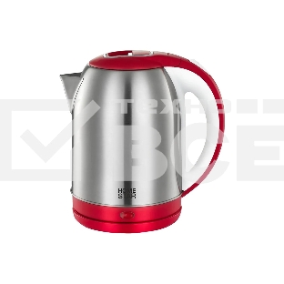 Чайник электрический Homestar HS-1054 2,3 л стальной, красный