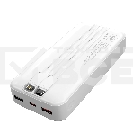 Портативный аккумулятор MORE CHOICE (4620202552822) PB35-20 20000mAh 2USB+1Type-C 3.0A 22.5W+PD20W+QC3.0, белый, фото2