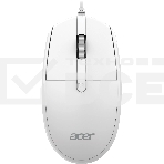 Мышь проводная Acer OMW401 белый, 2000 dpi, USB, кнопки - 4, фото 1