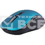 Мышь беспроводная Defender Gassa MM-105 бирюзовый, 1600 dpi, радиоканал, USB, кнопки - 6, фото5