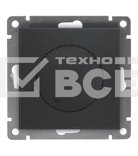 Светорегулятор СП Афина 500Вт механизм графит Universal A0101-Gr