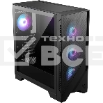 Компьютерный корпус без блока питания Case MSI MAG FORGE 321R AIRFLOW, Midi-Tower, TG, 4x120мм ARGB, 2xUSB 3.2, 1xUSB 3.2 Type-C, ATX, mATX, mITX черный, фото 1