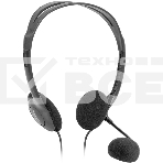 Гарнитура проводная стерео Defender HN-102 накладные компактные 2 х 3.5 мм jack стерео кабель 1,8 м черный, фото3