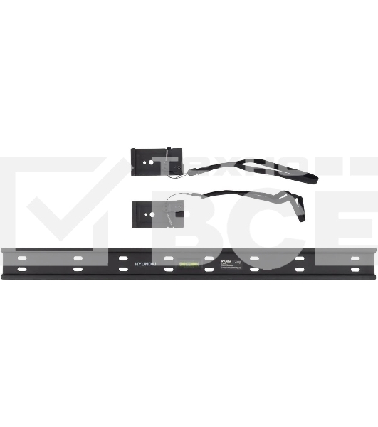 Кронштейн для телевизора Hyundai SL-X2 черный 37'-75' макс.50кг настенный фиксированный