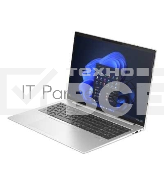Ноутбук HP EliteBook 860 G11 Intel Core Ultra5-125U,16' WUXGA (1920x1200) IPS 300cd IR AG,16Gb DDR5-5600MHz(1),1Tb SSD NVMe,56Wh,ENG/RU Kbd Numpad,1.73kg,Silver,1y,Win11Pro