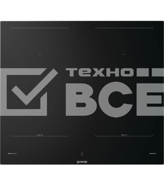 Варочная панель Gorenje, индукционная, 60 см, 4 конфорки, сенсорное управление, таймер, объединение конфорок Bridge Zone, автораспознавание посуды, PowerBoost, растапливание SoftMelt, сенсоры Iqgrill/iqfry/iqpro, защита от детей, черный
