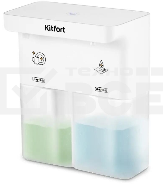 Диспенсер автоматический Kitfort КТ-6062 3.7Вт 300мл. белый