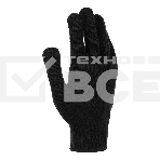 Перчатки трикотажные Сибртех акрил, усиленные, ПВХ-гель Протектор, черный, 10 класс, фото3