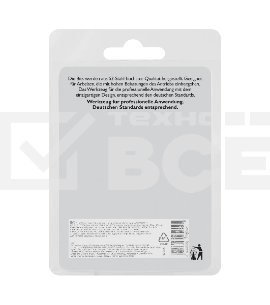 Бита GROSS 113036 PH3х50 мм, сталь S2, шестигр., 10 шт