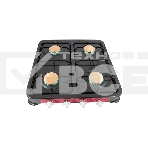 Плита настольная газовая Energy EN-004B чёрный, 6,4 кВт, газовая горелка, конфорки - 4, эмалированная сталь, поворотные переключатели, фото3