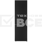 Холодильник Candy CFN6200B черный двухкамерный 243/91л морозилка снизу, No Frost, фото2