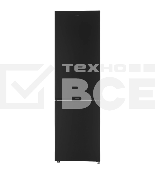 Холодильник Candy CFN6200B черный двухкамерный 243/91л морозилка снизу, No Frost