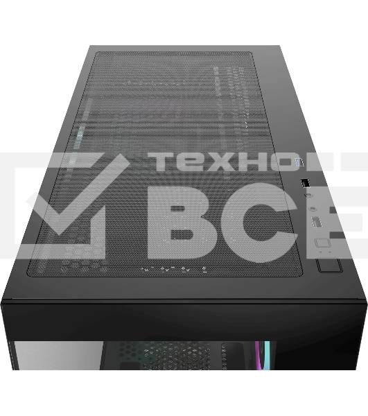 Корпус Ocypus Gamma C52 BK ARGB, Mini-Tower, чёрный, 3 x 120 мм