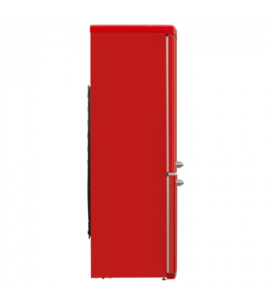 Холодильник Schaub Lorenz SLU S339R3 красный двухкамерный 230/94л морозилка снизу, No Frost