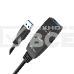 Кабель-адаптер USB3.0-repeater Aopen, удлинительный активный <Am-->Af> 10м, фото3