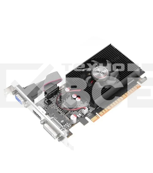 Видеокарта AFOX GT730 2GB DDR3 PCI-E2.0 2ГБ DDR3, 128 бит, DVI-I, HDMI, VGA (D-Sub), GPU 700 МГц