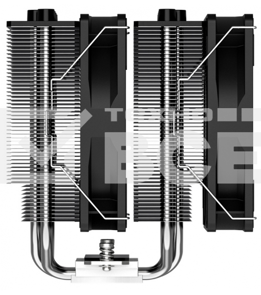 Кулер ID-COOLING SE-206-XT Черный  120мм алюминий+медь 1800rpm 35db 4-pin 250W 156мм