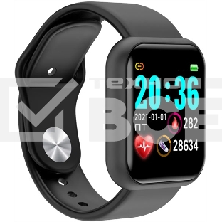 Смарт-часы Irbis Iceline Black Display: 1.3inch TFT color screen Touch type: single point touch Battery: 150mAh Color Black