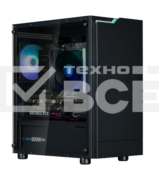 Компьютерный корпус ZALMAN T4 PLUS, MATX, BLACK, WINDOW, 1 x Combo (3.5'' or 2.5''), 1x3.5'', 2x2.5