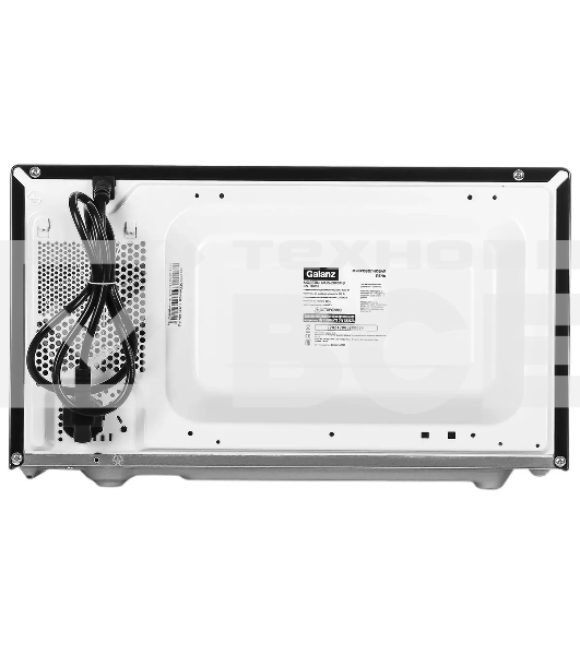 Микроволновая печь Galanz MOS-2005MB черный, 20 л, 700 Вт, переключатели - поворотный механизм