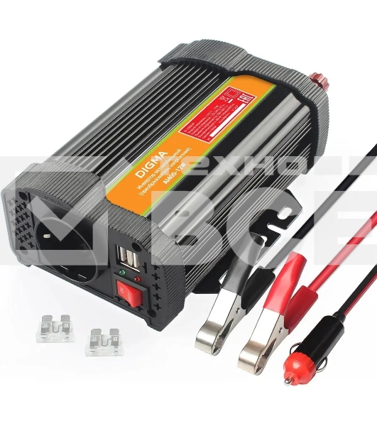 Автоинвертор Digma AI400-12W 400Вт