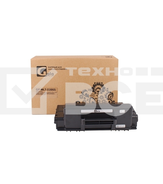 Картридж GalaPrint GP-MLT-D205S чёрный (2000 стр) для Samsung ML-3310/ML-3310D/ML-3310ND/ML-3312/ML-3710/ML-3710D/ML-3710ND/ML-3712/SCX-4833/SCX-4833FD/SCX-4833FR/SCX-4835/SCX-5637/SCX-5637FR/SCX-5639/SCX-5737/SCX-5737FW/SCX-5739