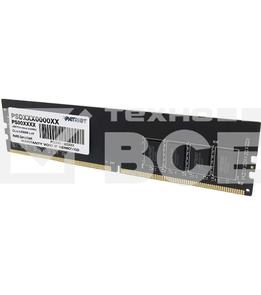 Оперативная память Patriot Signature, DDR4, 16GB (1x16 GB), 3200 MHz, CL22