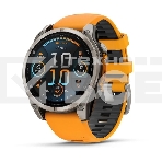 Смарт-часы Garmin Fenix 8 AMOLED Sapphire титановый серый, оранжевый 47мм, фото 1