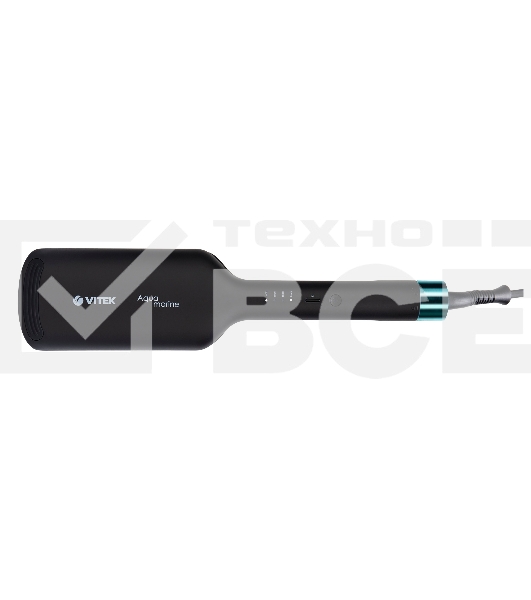 Щипцы Vitek Aquamarine VT-2380 100Вт черный/голубой макс.темп.:200С покрытие:керамическое