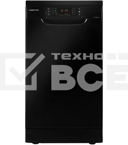 Посудомоечная машина HIBERG F48 1030 B черная