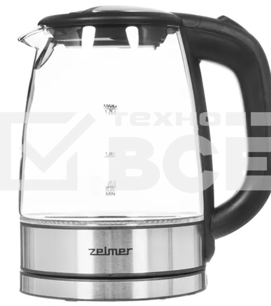 Чайник Zelmer ZCK8024 GLASS/INOX