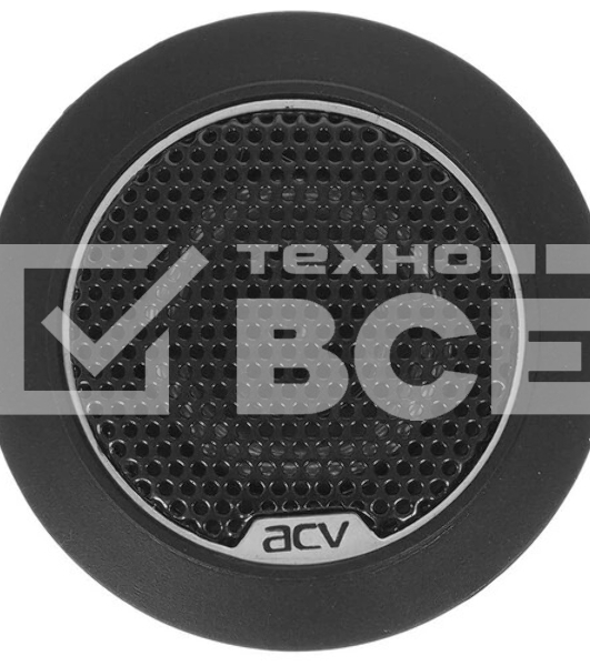 Колонки автомобильные ACV TWM-13 40Вт 89дБ 4Ом 2.6см (1дюйм) (ком.:2кол.) твитер однополосные