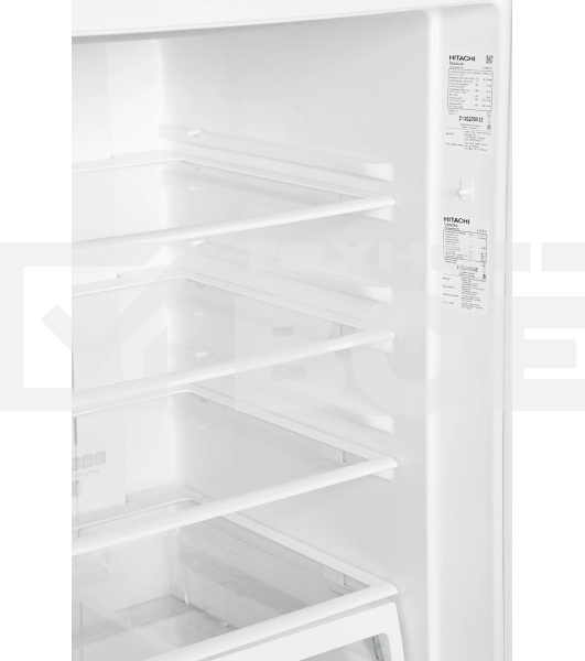Холодильник Hitachi R-V910PUC1 TWH белый текстур. двухкамерный инвертер 514/186л морозилка сверху