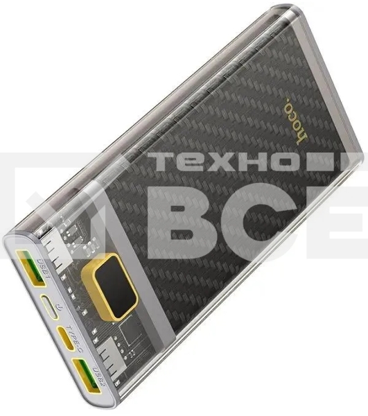 Портативный аккумулятор Hoco J103 Discovery edition 10000mAh QC/PD 22.5W 5A 2xUSB-A/USB-C серый (J103 DISCOVERY EDITION GRAY)