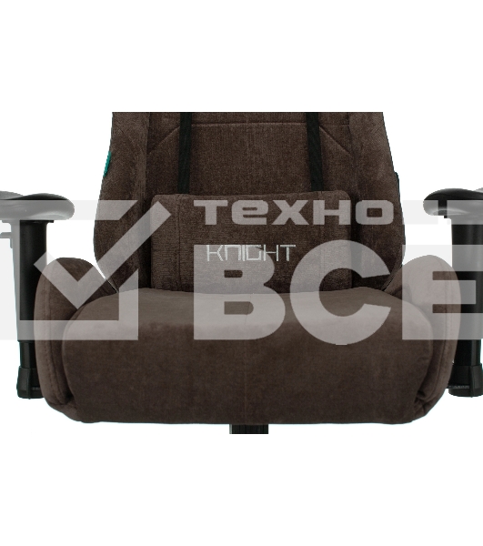 Кресло игровое Бюрократ VIKING KNIGHT LT10 FABRIC коричневый крестовина металл/пластик