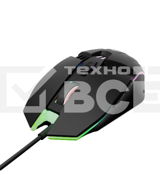 Игровой набор из проводной клавиатуры, мыши, коврика для мыши и наушников ABR KM707+M01D10