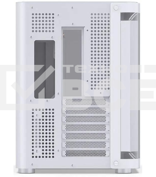 Корпус без блока питания JONSBO TK-2, Midi-Tower, TG, no fans, 1xUSB-A 3.2 + 1xUSB-C 3.2, ATX, mATX, mITX White