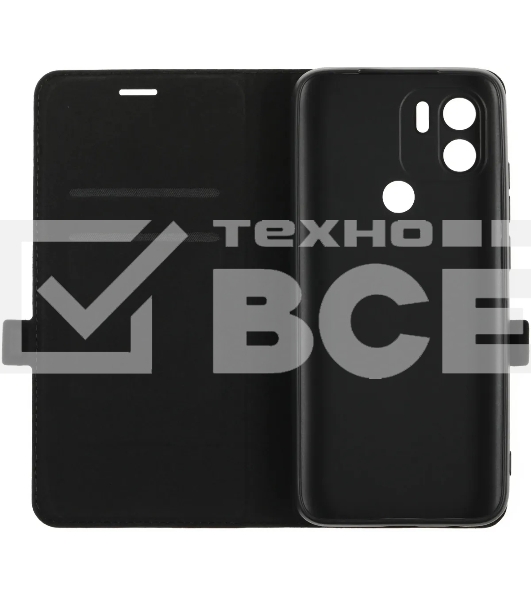 Чехол (флип-кейс) BoraSCO для Xiaomi Poco C51 Book Case черный (72199)