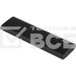 Внешний SSD Netac Z SLIM, 250 Gb, USB 3.2 Gen 2 Type-C, R/W 550/480, черный