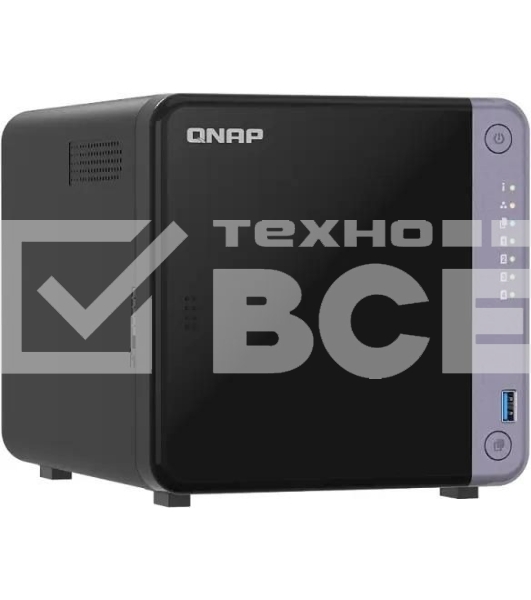 Сетевое хранилище NAS Qnap TS-432X-4G 4-bay настольный Alpine AL-524