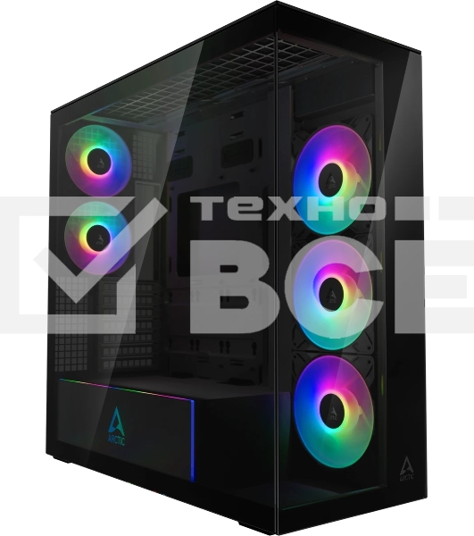 Компьютерный корпус Arctic Cooling ARCTIC Xtender (Mirror Black) арт. ACPCC00018A