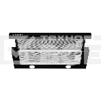 Встраиваемая вытяжка Kuppersberg SLIMTURBO 60 B, 60 см, отвод/рециркуляция, 1500 м3/час, механическое управление, 3 скорости, освещение 2х2 Вт, металлические жироулавливающие фильтры, угольный фильтр KF-ES (опция), 63.4 дБ, обратный клапан, шхвхг:55.2x25., фото2