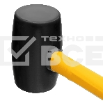 Киянка резиновая Denzel 680 г, черная, фибергласовая рукоятка c TPR покрытием, фото4