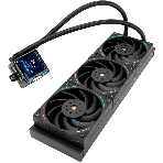 Система жидкостного охлаждения Thermalright Elite Vision 360 ARGB Soc-AM5/AM4/1200/1700/1851 черный 4-pin 27.7dB Al LCD Ret (E-VISION-360-BL-ARGB), фото4
