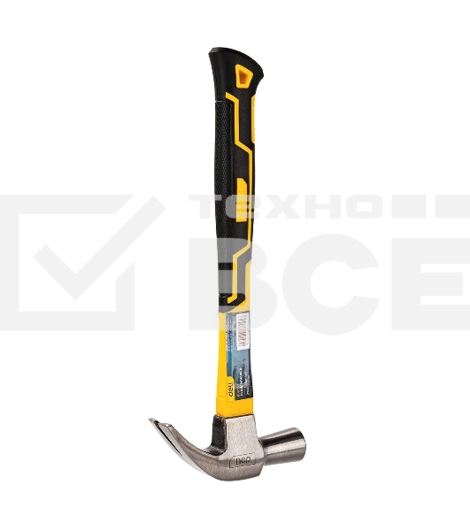 Молоток-гвоздодер Deli DL5027Y 500 гр Фибергласовая рукоять