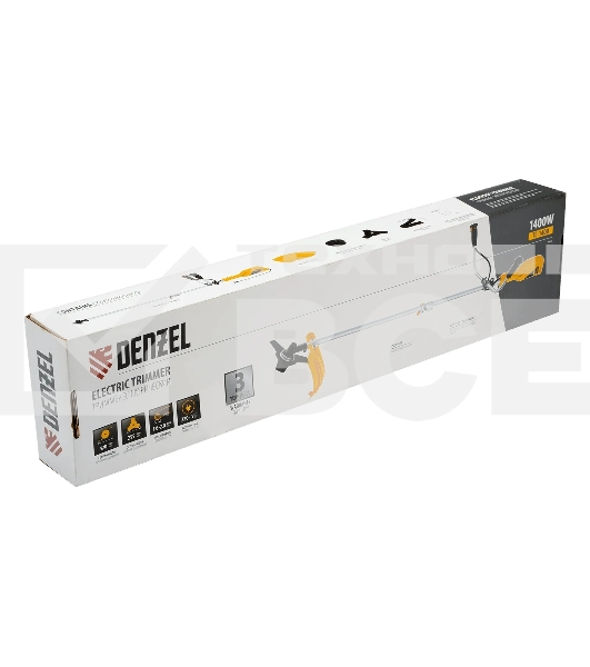 Триммер электрический Denzel TE-1400, 1400 Вт, 420 мм 96612