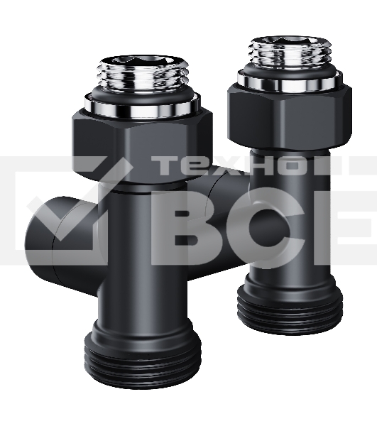 Узел нижнего подключения Royal Thermo Design прямой 1/2