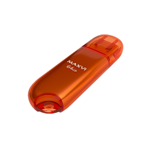 Флешка USB Maxvi P1 orange (FD64GBUSB20C10P1), 64Gb, USB 2.0, R/W 12/5, оранжевый