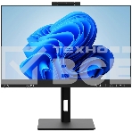 Моноблок HIPER W18 23.8'(1920x1080 (матовый) IPS)/Intel Core i5 14400(2.5Ghz)/16384Mb/512PCISSDGb/noDVD/BT/WiFi/war 1y/6.45kg/черный/Win11Pro + Cam 5.0 SD/Беспроводные МК/WiFi6, фото 1